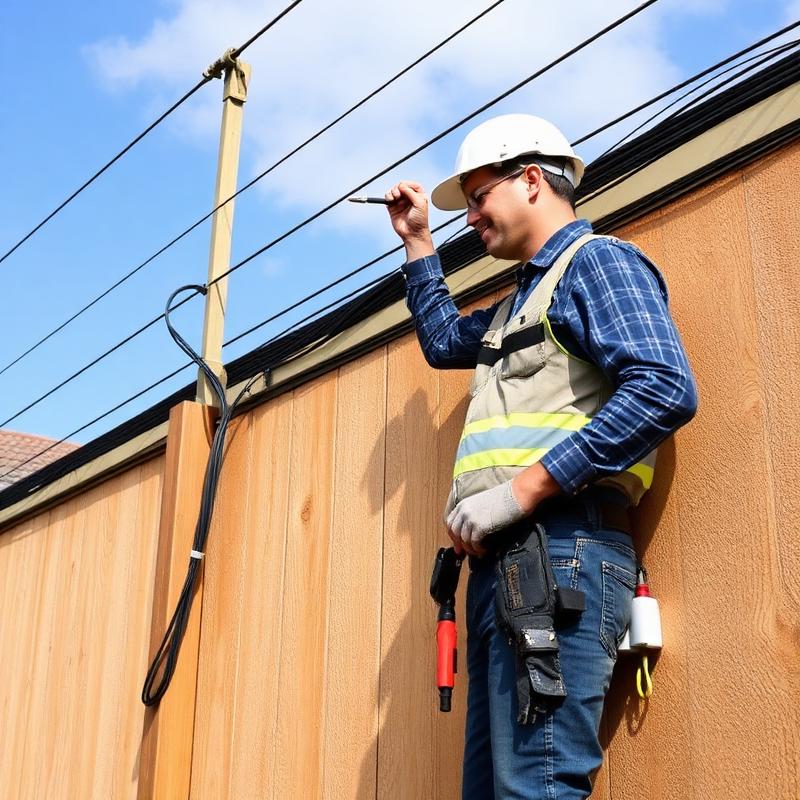Cerca elétrica instalada e testada
